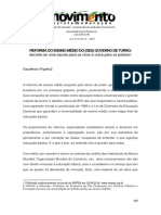 REFORMA DO ENSINO MEDIO DO DES GOVERNO DE TURNO de