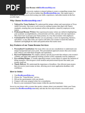 Tamu Resume