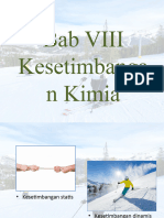 Bab Viii (Kimia Xi) Kesetimbangan Kimia