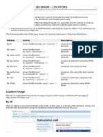 Selenium Locators