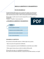 Material Alumnado. Tema 4. Desarrollo Armónico y Disarmónico