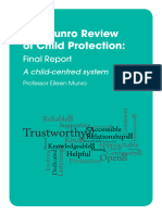 Munro Review Child Protection