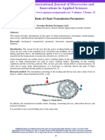 Theoretical Basis of Chain Transmission Parameters