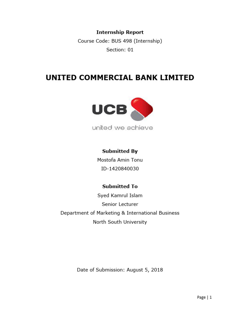 UCBL | PDF | Banks | Communication