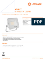Product Datasheet Product Datasheet FL Comp V 20W 840 Sym 100 WT