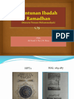 Tuntunan Ibadah Ramadan - H. Ali Yusuf, S.Th.I., M.Hum