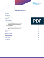 Consumer and Business Markets: Lesson 3.4