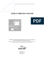 Vehicle Vibration Analysis: J A G UA R S E R V I C E T R A I N I N G