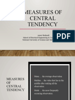 Measures of Central Tendency