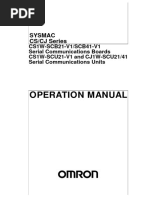 Tec Cs1w Cj1w SCB Scu Operation