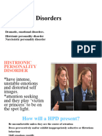 Cluster B Disorders