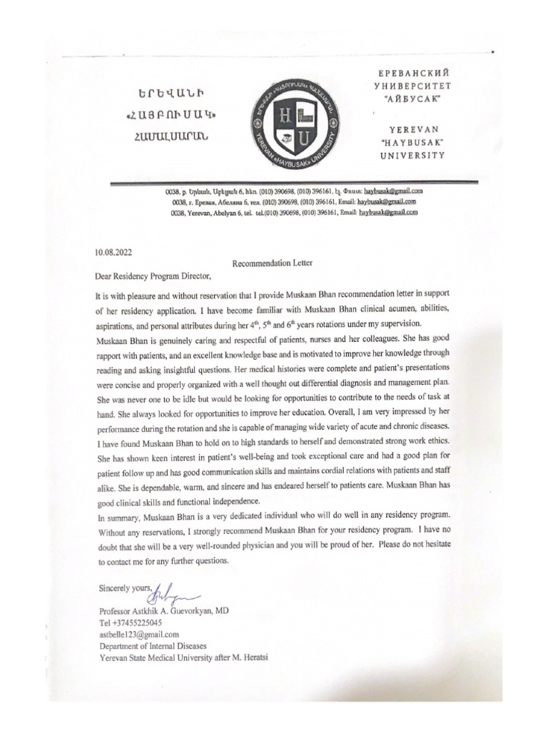 DR Rajneesh Kumar Letter of Recommendation - PDF 1685611533528 | PDF