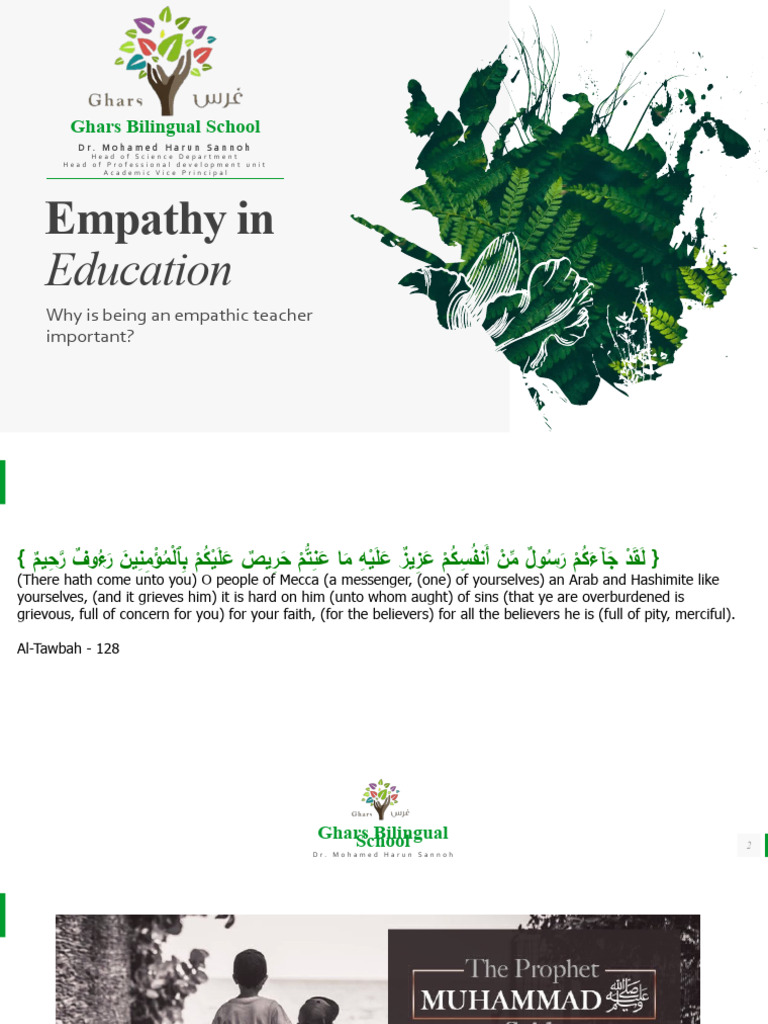 Empathy's Role in Teaching Effectiveness | PDF | Empathy | Learning