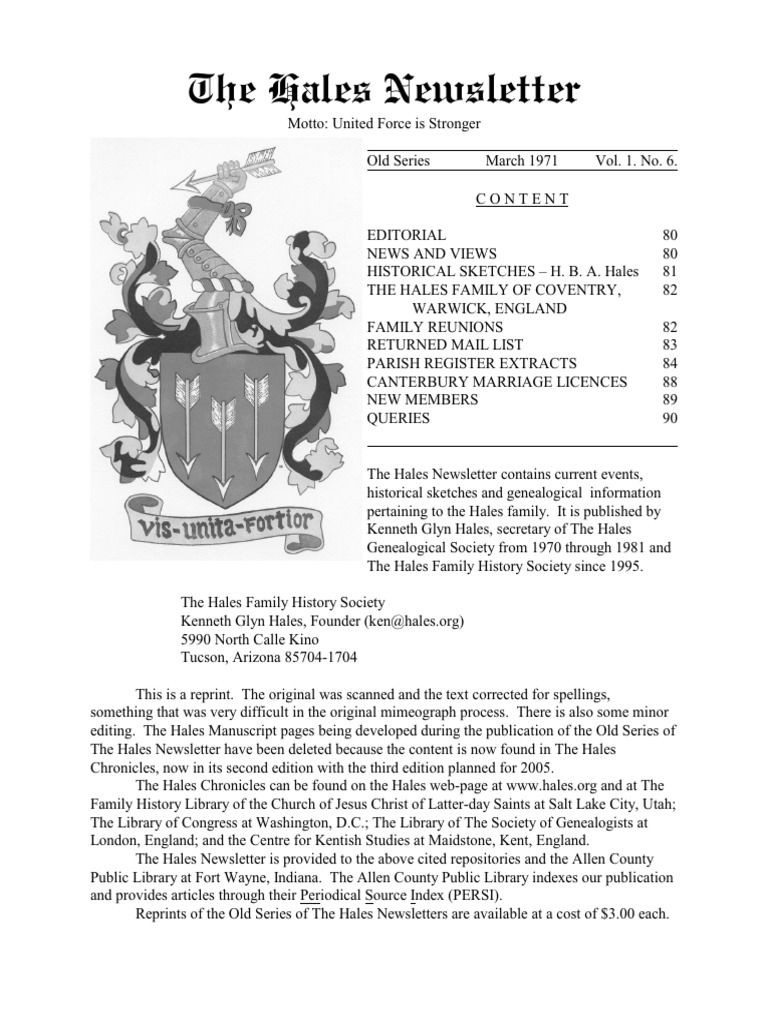 Hales | PDF