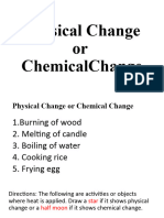 Physical Change or