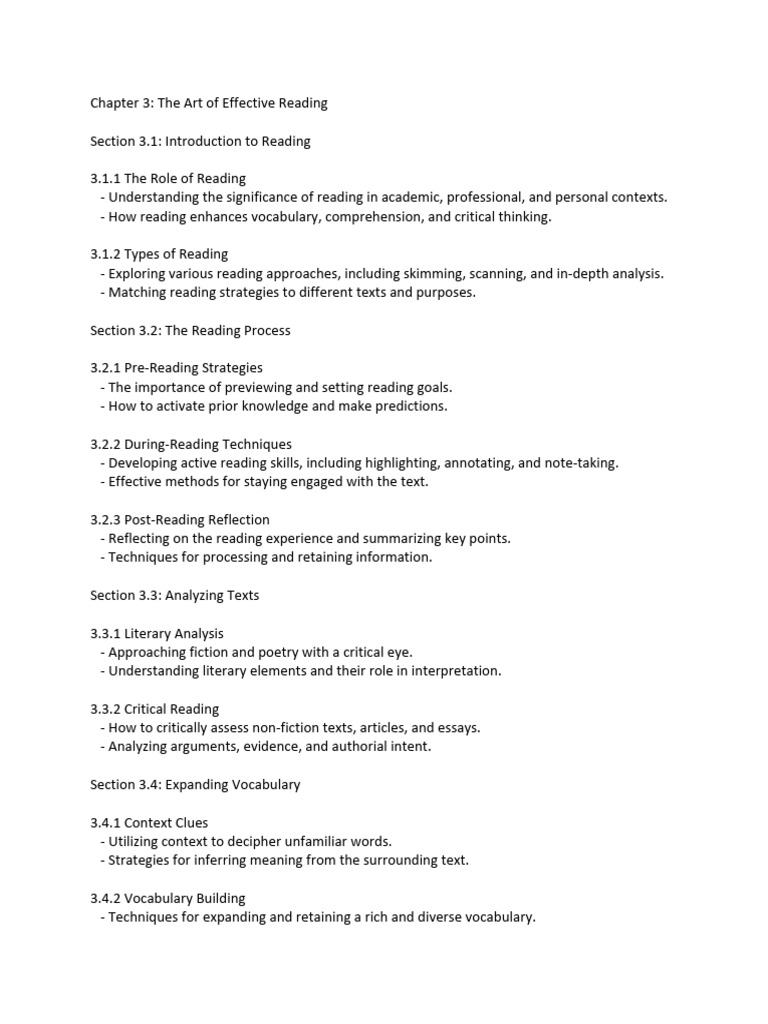The art of effective reading pdf reading comprehension communication