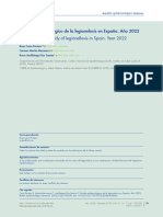 Estudio Epidemiológico de La Legionelosis en España. 2022