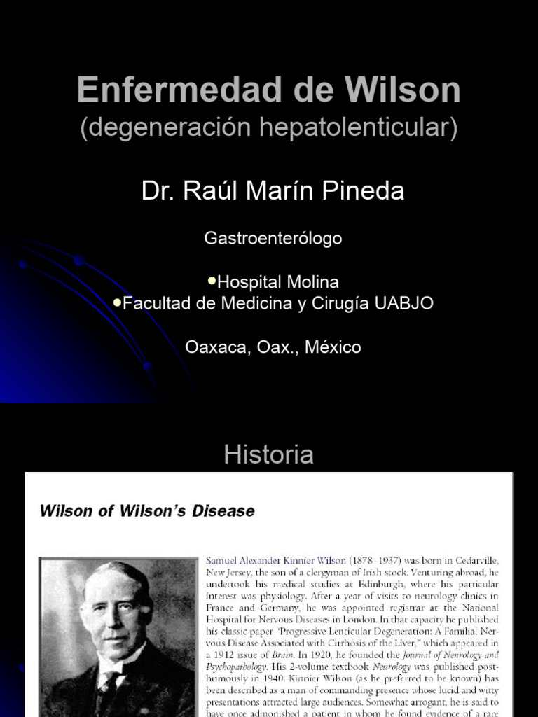 4 8 Enfermedad De Wilson Pdf Cirrosis Diagnostico Medico