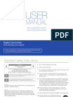 Manual: Digital Camcorder