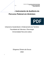 Auditoria Pedonal Alcântara MTS