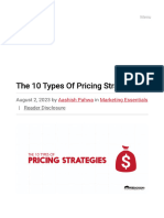 The 10 Types of Pricing Strategies
