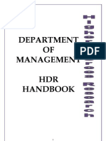 Monash HDR Handbook 2010