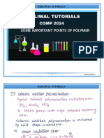 COMP2024 - Some Important Points of Polymer