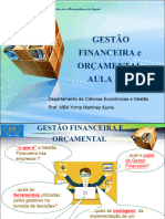 1 AULA #1 Introducção A Gestão Financeira