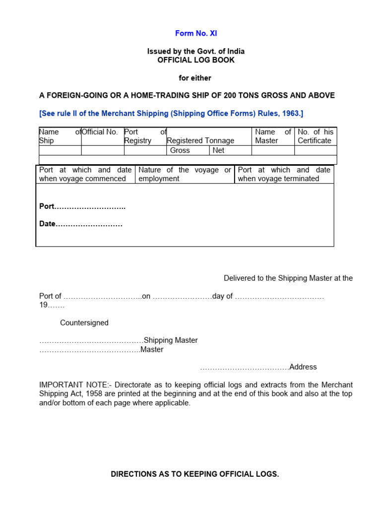 Off Log Book Pdf Sailor Sea Captain