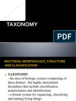 BACTERIOLOGY Taxonomy