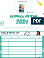 Planner Mais Ciencias 2024 by Rafaela Lima
