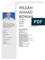 Wildan Ahmad Ridwan CV