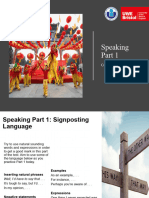01 Speaking Skills - Speaking Part 1 - Customs & Traditions