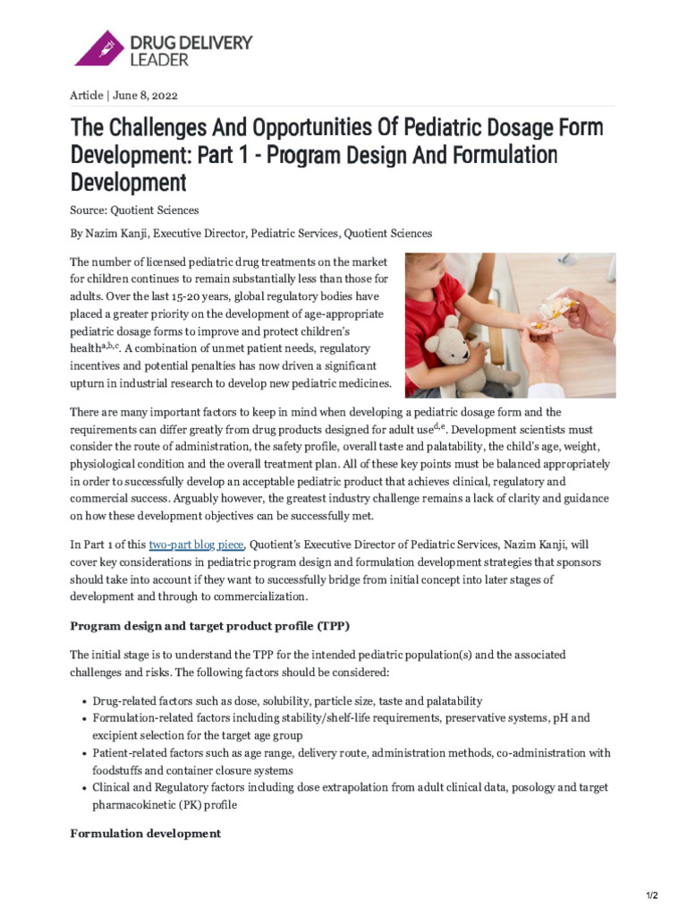 The Challenges and Opportunities of Ped.. | PDF