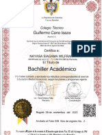 Diploma y Acta