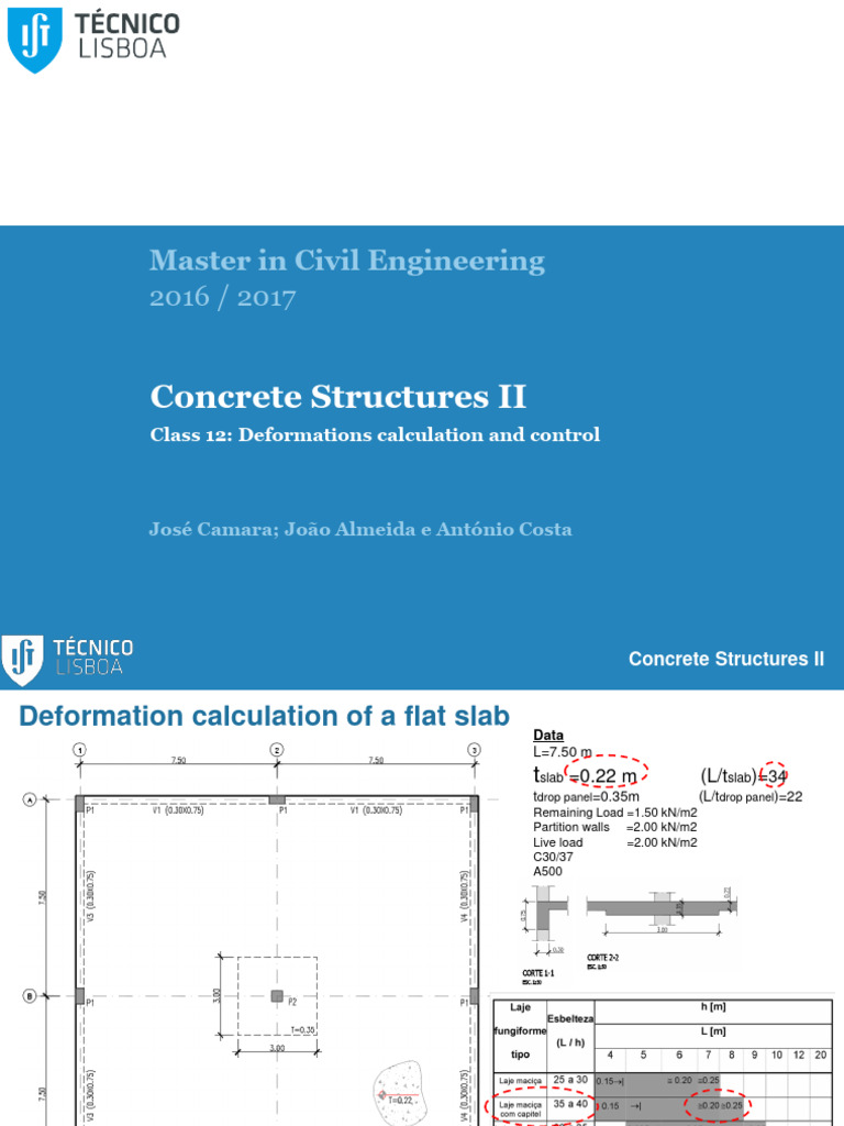 Deformations Calculation and Control II PDF Building Engineering Materials