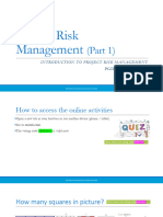 PGDPM-Managing Project Risk-Unit 1 Slides