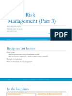 Project Risk Management Unit 3, 4 and 5 Slides