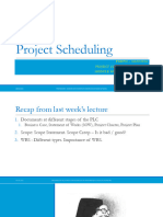 Project Scheduling Units 8 To 11