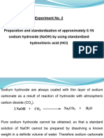 Standardizaton of NaOH