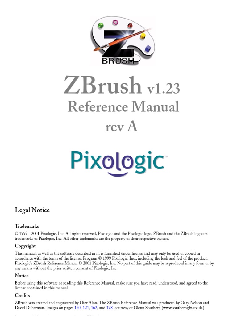 ZBrush Manual PDF Adobe Texture Mapping