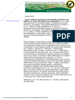 Plant Disease 1995 Report of Rust Caused by Frommeella Mexicana Var Indicae On False Strawberry in Argentina