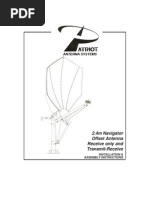 Antenna Systems: 2.4m Navigator Offset Antenna Receive Only and Transmit-Receive