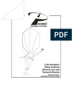 Antenna Systems: 2.4m Navigator Offset Antenna Receive Only and Transmit-Receive