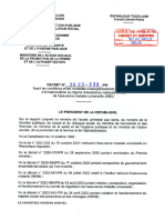 Decret Fihant Les Conditions Et Les Modalités D'assujettissement, D'affiliation Et D'immatriculation Au
