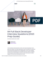 84 Full Stack Developer Interview Questions (2023 Prep Guide)