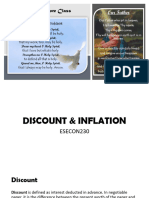 Esecon230 Lecture 3 Discount and Inflation