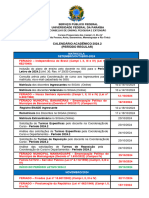 CALENDÁRIO ACADÊMICO 2024.2 (PERÍODO REGULAR) - CURSOS PRESENCIAIS - Atualizado em 18-12-2023