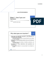 01-DataTypes Operators