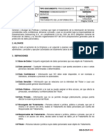 Sgi-Dp-006 - Procedimiento Tratamiento de La Informacion - (Reparado)